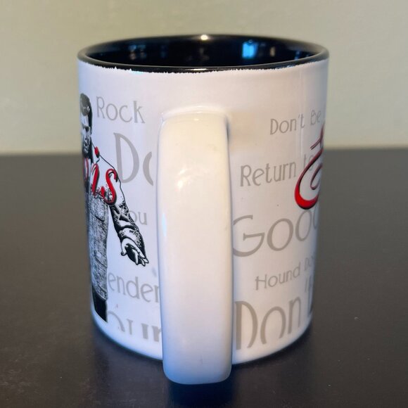 Elvis Presley KING of ROCK ‘n ROLL Song Titles Mug ~ All Shook Up ~ Hound Dog - Picture 5 of 8
